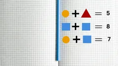 Rekenpuzzel: alleen genieën kunnen de waarde van de driehoek vinden